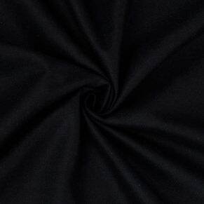 Black herringbone wool suit fabric