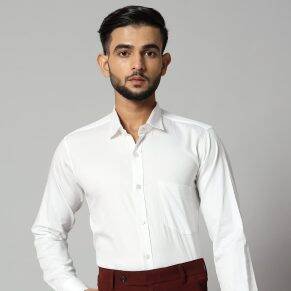 Trending shirts for men: white office shirt
